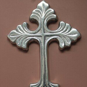 Silver Metal Cross